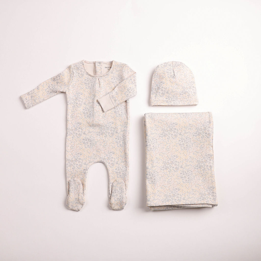 Bee & Dee Flowerscape Layette Set- Boys Print