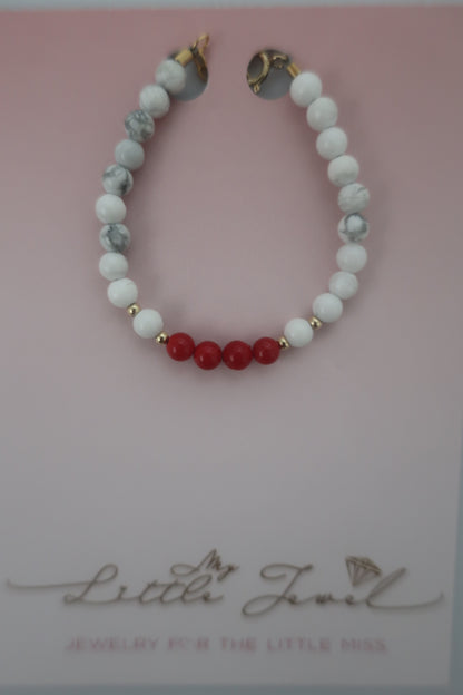 My Little Jewel Center Bead Baby Bracelet