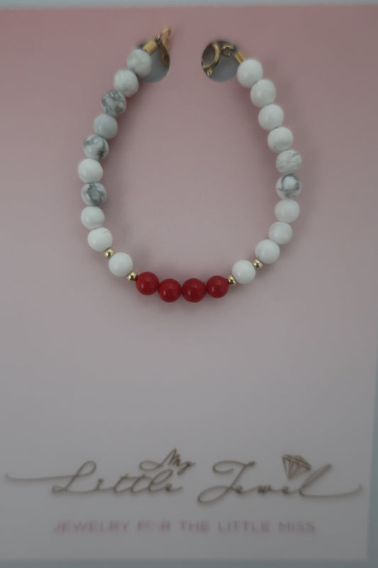 My Little Jewel Center Bead Baby Bracelet
