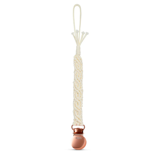 Adora Iris Pacifier Clip - Rose Gold