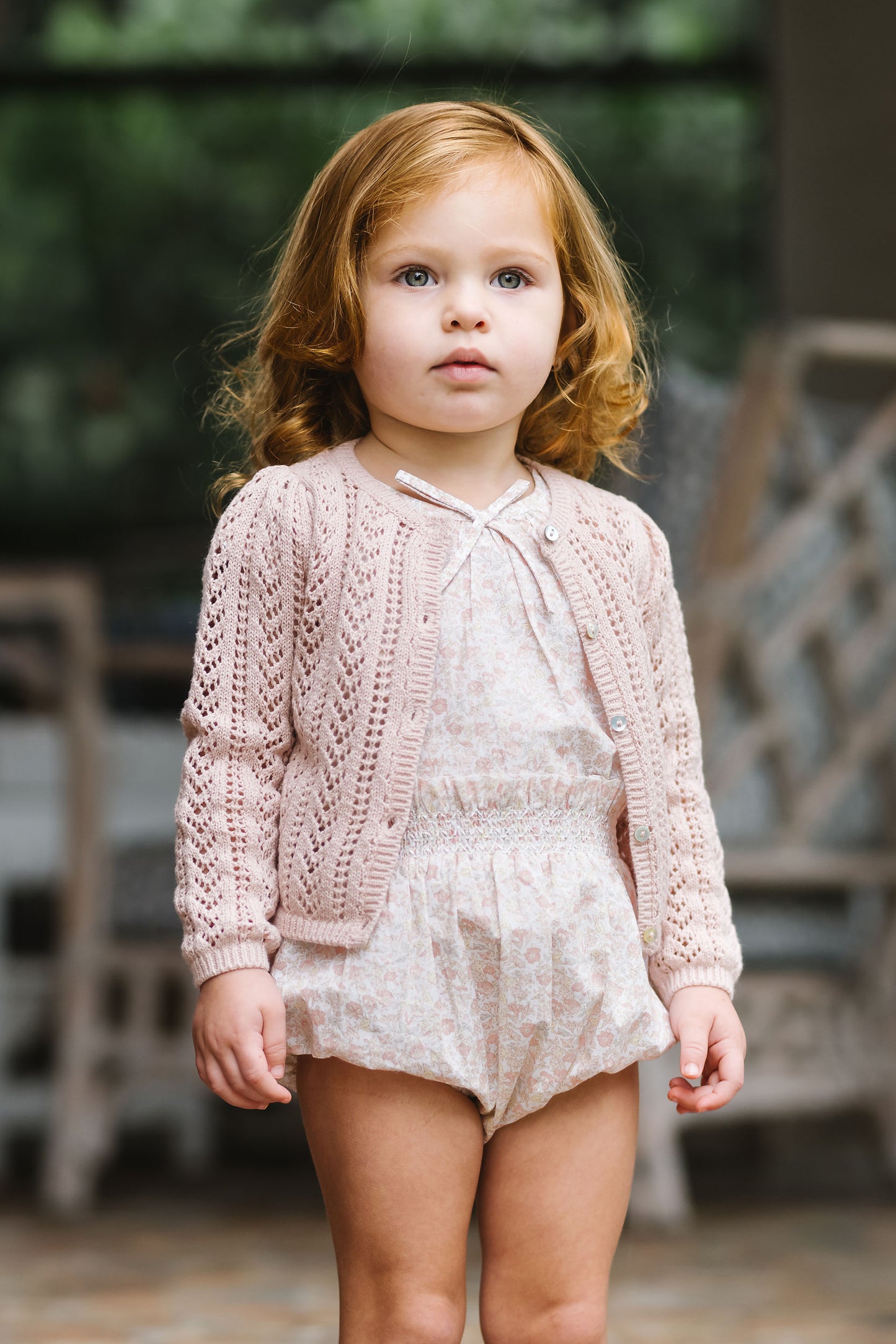 Lil Legs Sunny Blossoms Set- Bud Pink
