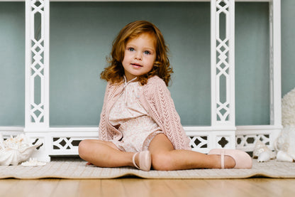 Lil Legs Sunny Blossoms Set- Bud Pink