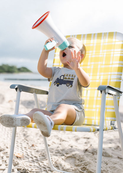 Lil Legs Lemon Toddler Boy Set- Seafoam