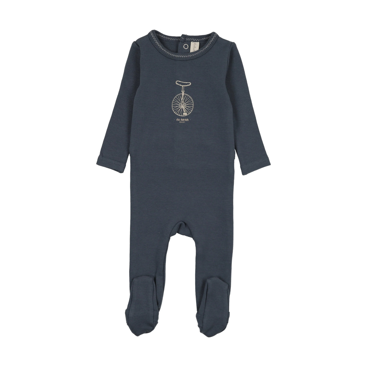 Lilette Bicycle Footie - Off Navy
