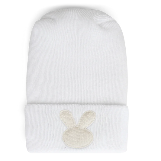 Adora Hospital Hat - Linen Ivory Bunny