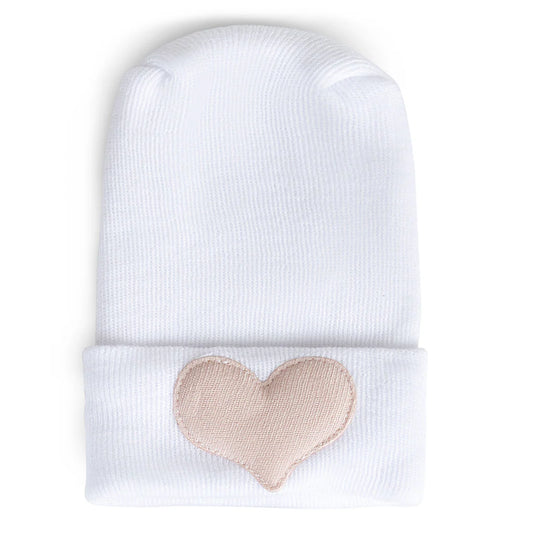 Adora Hospital Hat - Linen Petal Heart