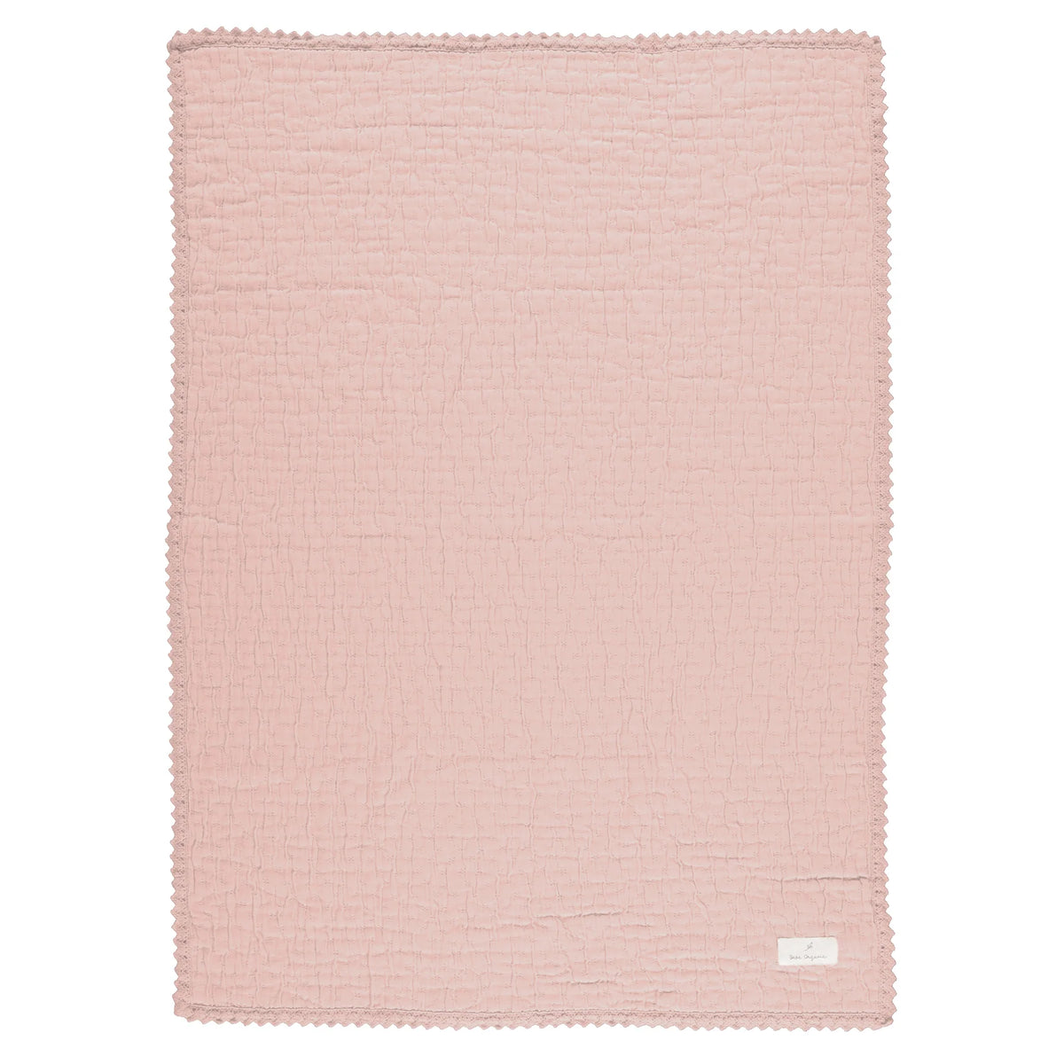 Bebe Organic Chenille Dusty Rose Lumi Blanket