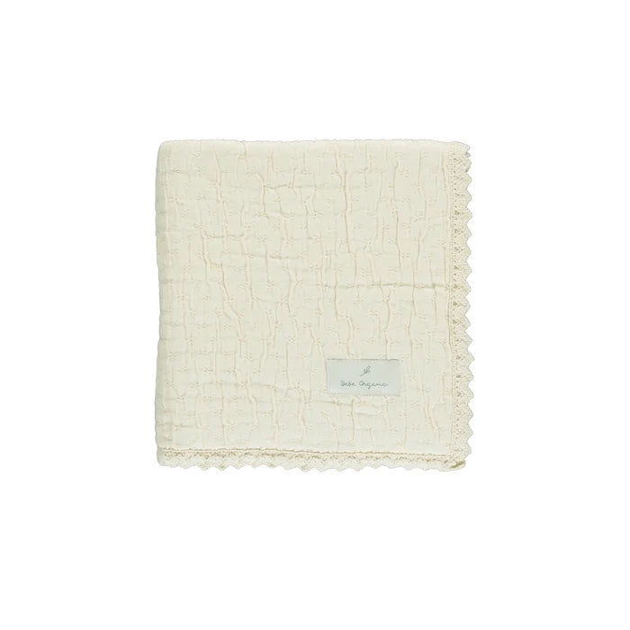 Bebe Organic Chenille Natural Lumi Blanket