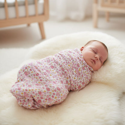 Alimrose Muslin Swaddle- Rose Garden
