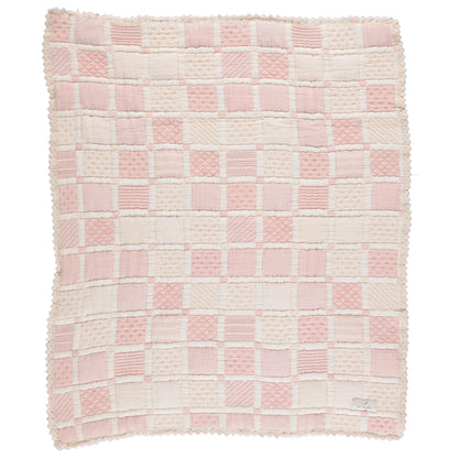 Bebe Organic Mai Blanket- Mauve Patchwork