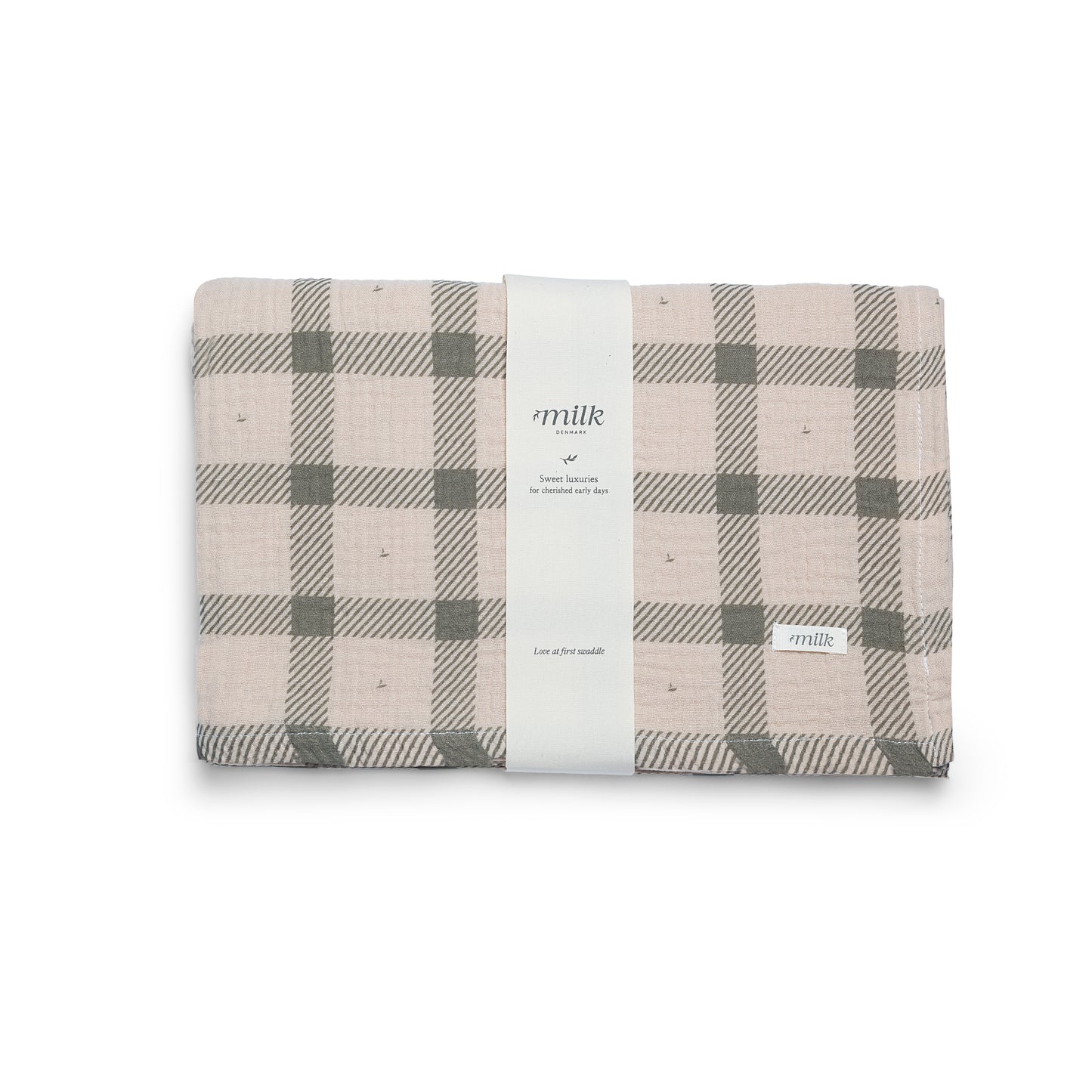 Milk Denmark Muslin Swaddle - Grid