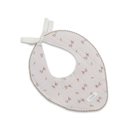 Milk Denmark Muslin Bib - Blossom Oat