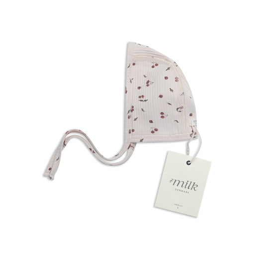 Milk Denmark Round Bonnet - Cherry