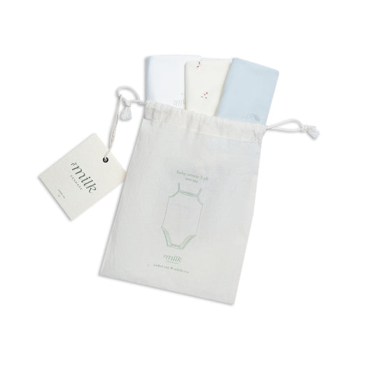 Milk Denmark Baby Boy Onesies 3 Pack