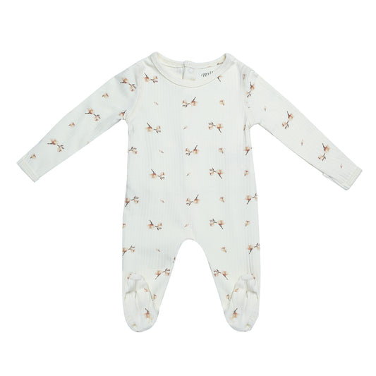 Milk Denmark Footie - Blossom Ivory