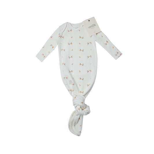 Milk Denmark Blossom Ivory Newborn Gown