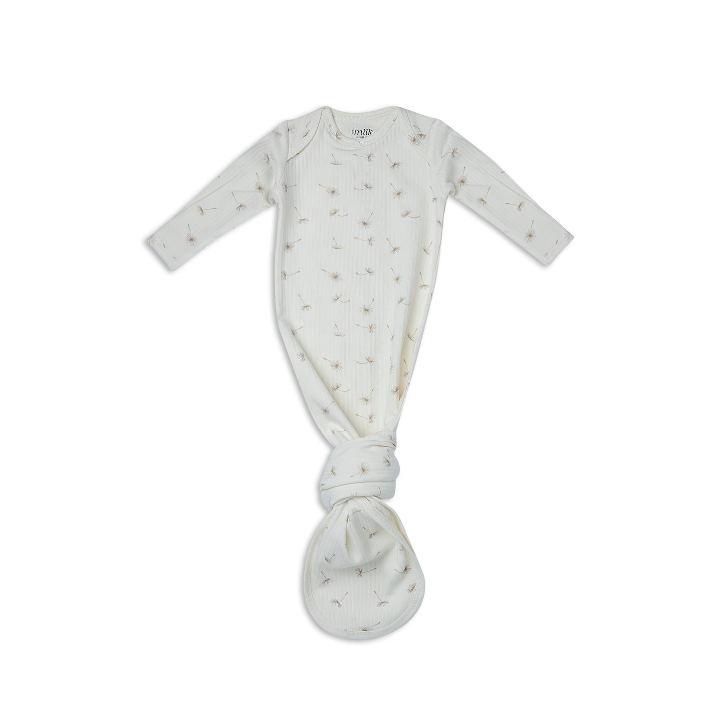 Milk Denmark Wildflower Ivory Newborn Gown