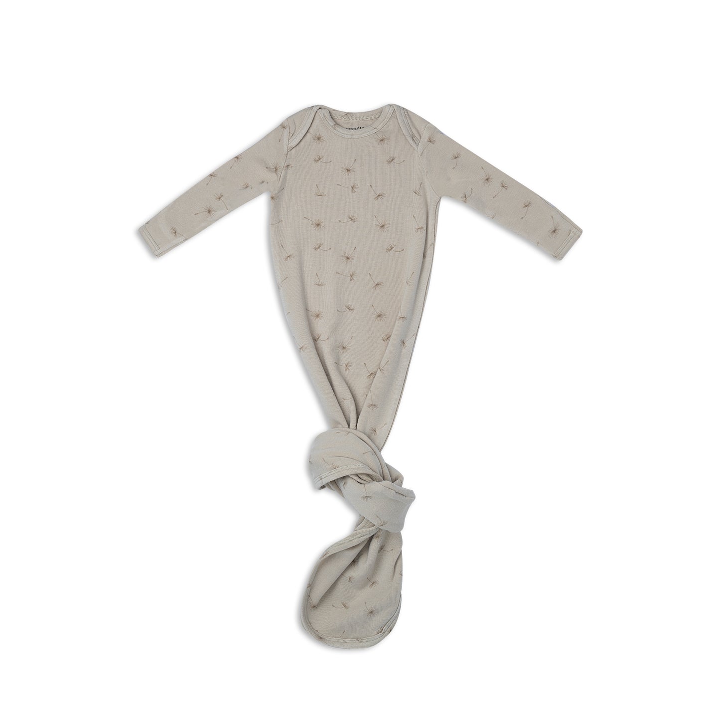 Milk Denmark Wildflower Taupe Newborn Gown