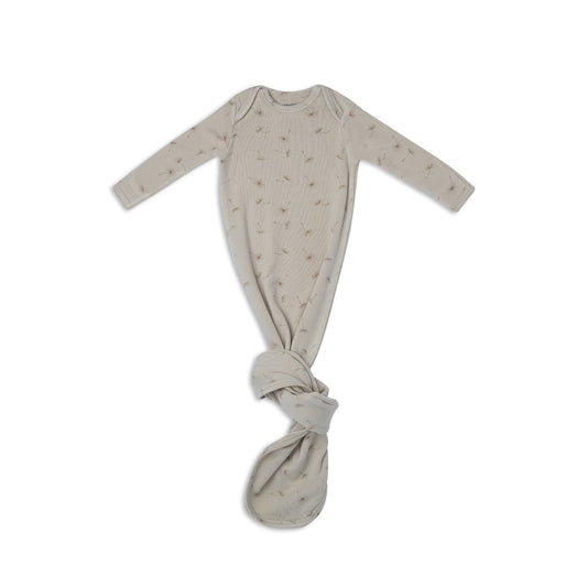 Milk Denmark Wildflower Taupe Newborn Gown
