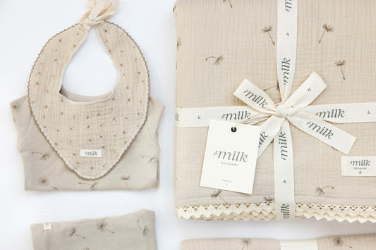 Milk x Whispers Baby Box- Wildflower Taupe