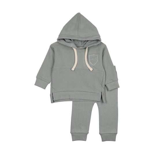 Mon Tresor MT Signature Hoodie Ensemble- Blue