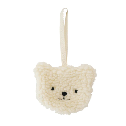 Alimrose Sherpa Paci Comforter Bear- Ivory