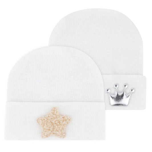 Ely's and Co 2 Pack Hospital Hats - White