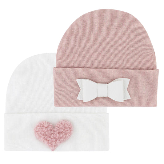 Ely's and Co 2 Pack Hospital Hats - Pink