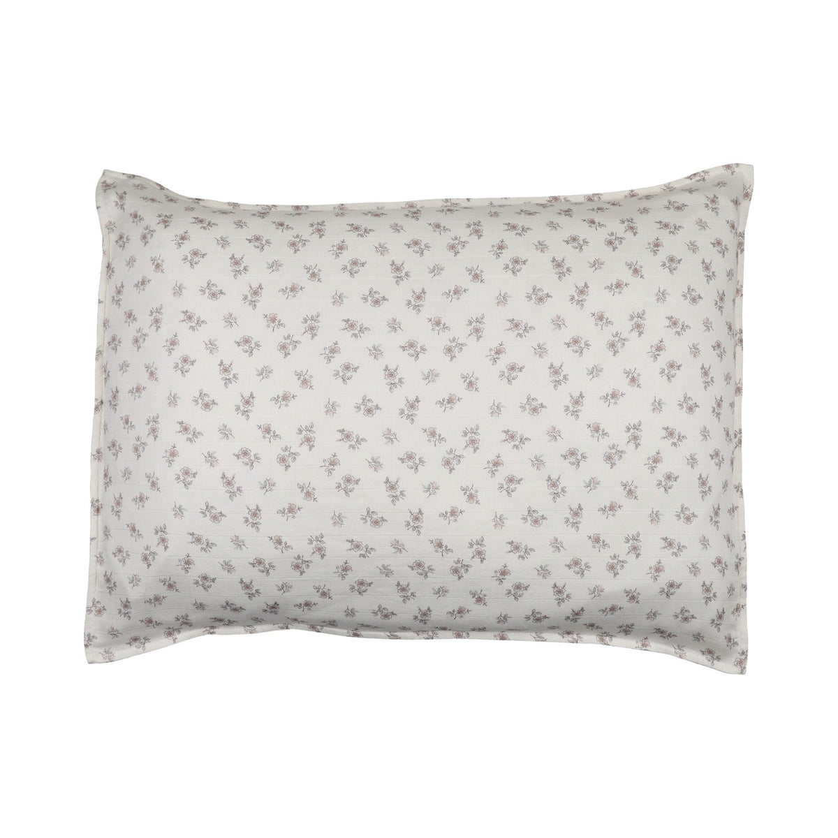 Peluche Blossom Standard Size Pillow Case - Rose
