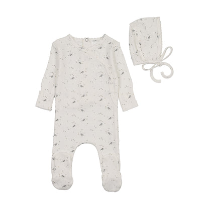 Bee & Dee Pretty Petals Pointelle Layette Set - Boys