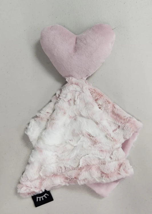 Winx and Blinx Owl Light Mauve Heart Minky Lovey