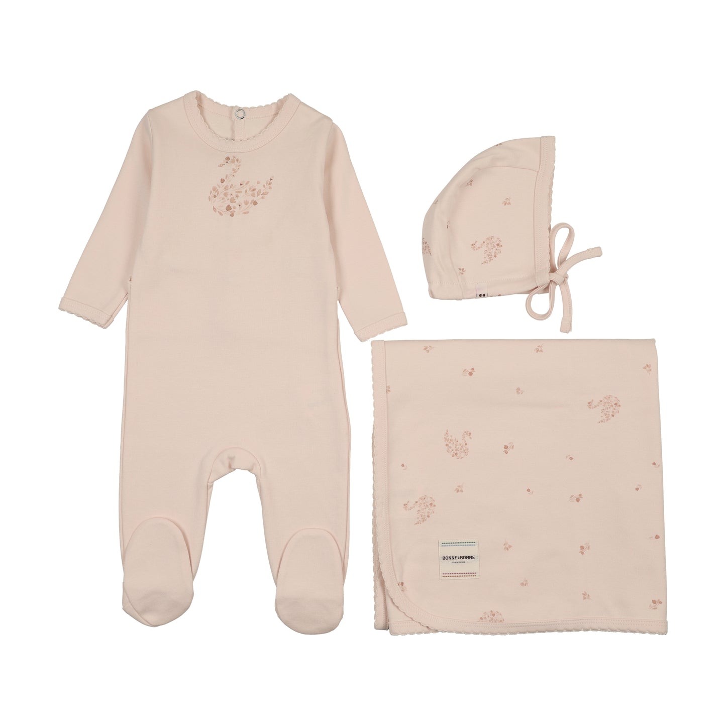 Mon Tresor SwanLily Mosaic Layette Set