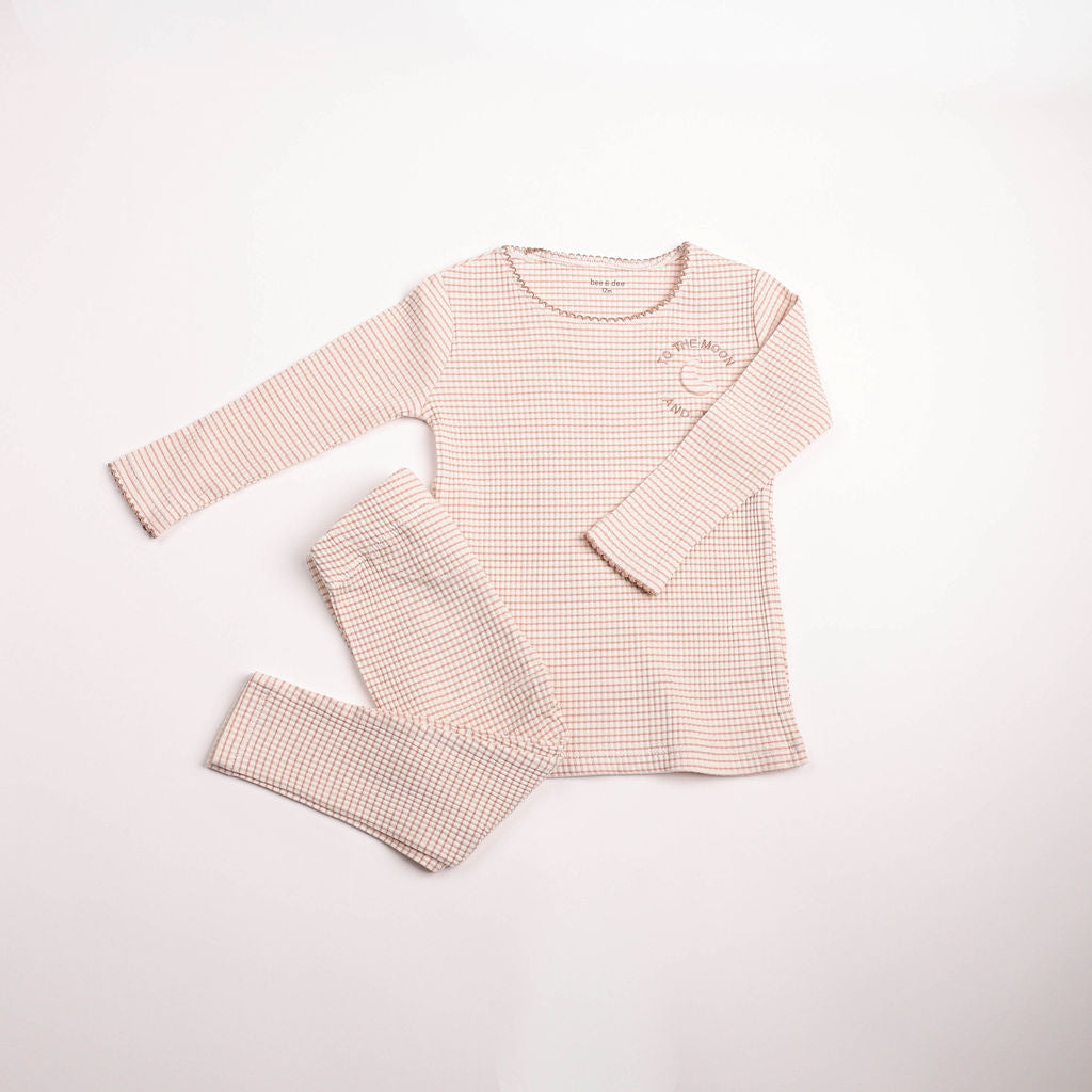 Bee & Dee To the Moon Loungewear- Ballerina Pink