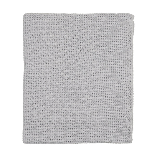 Bee & Dee Waffle Blanket- Crisp Blue