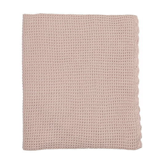 Bee & Dee Waffle Blanket- Wisteria