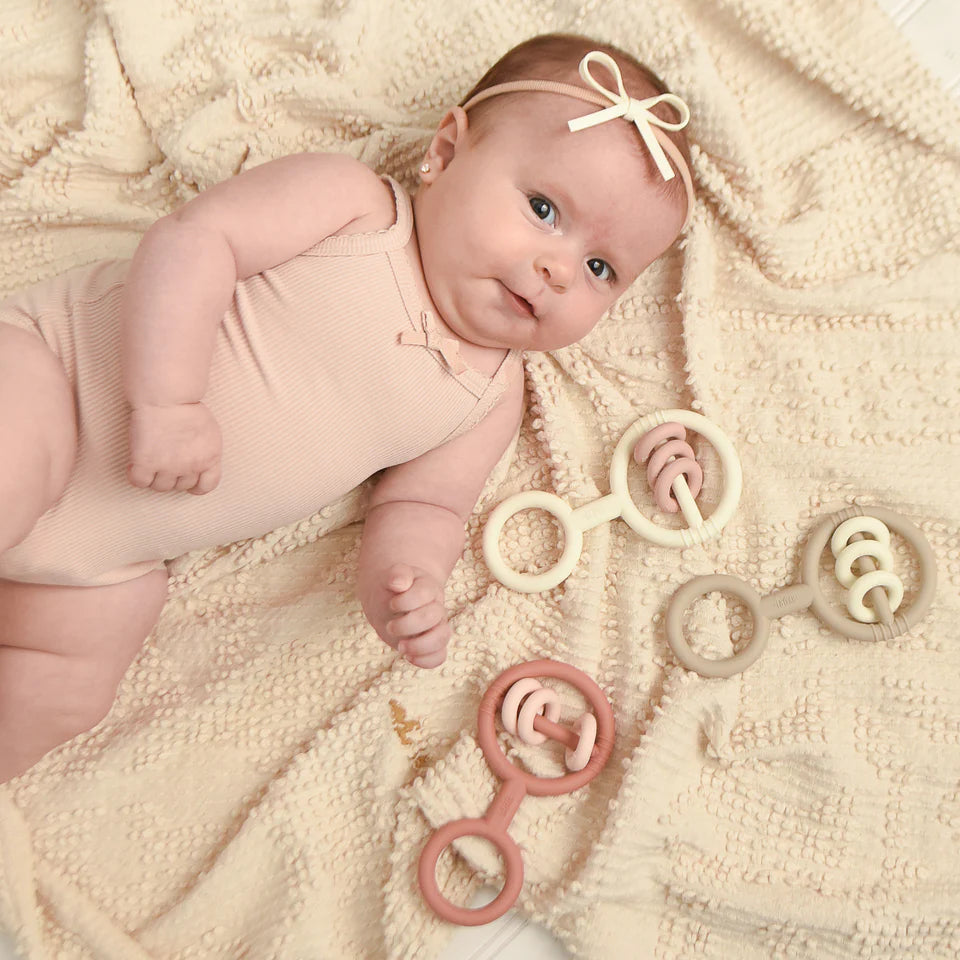 Adora Bebe Rattle Teether - Saddle