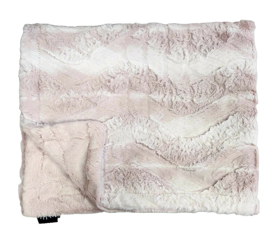 Winx and Blinx Embossed Ombre Blush Minky Blanket