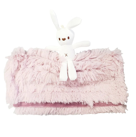 Winx and Blinx Shaggy Mauve Bunny Mini Minky Lovey