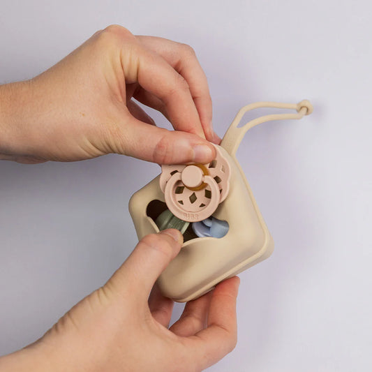 Bibs Pacifier Case - Vanilla