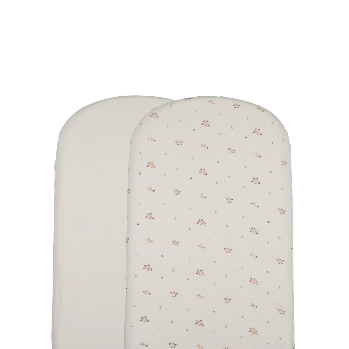 Lilette Rosebud Bassinet Sheet -Rosebud Pink
