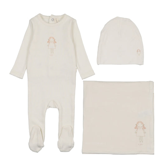 Lilette Molly Dolly Layette Set - Cream
