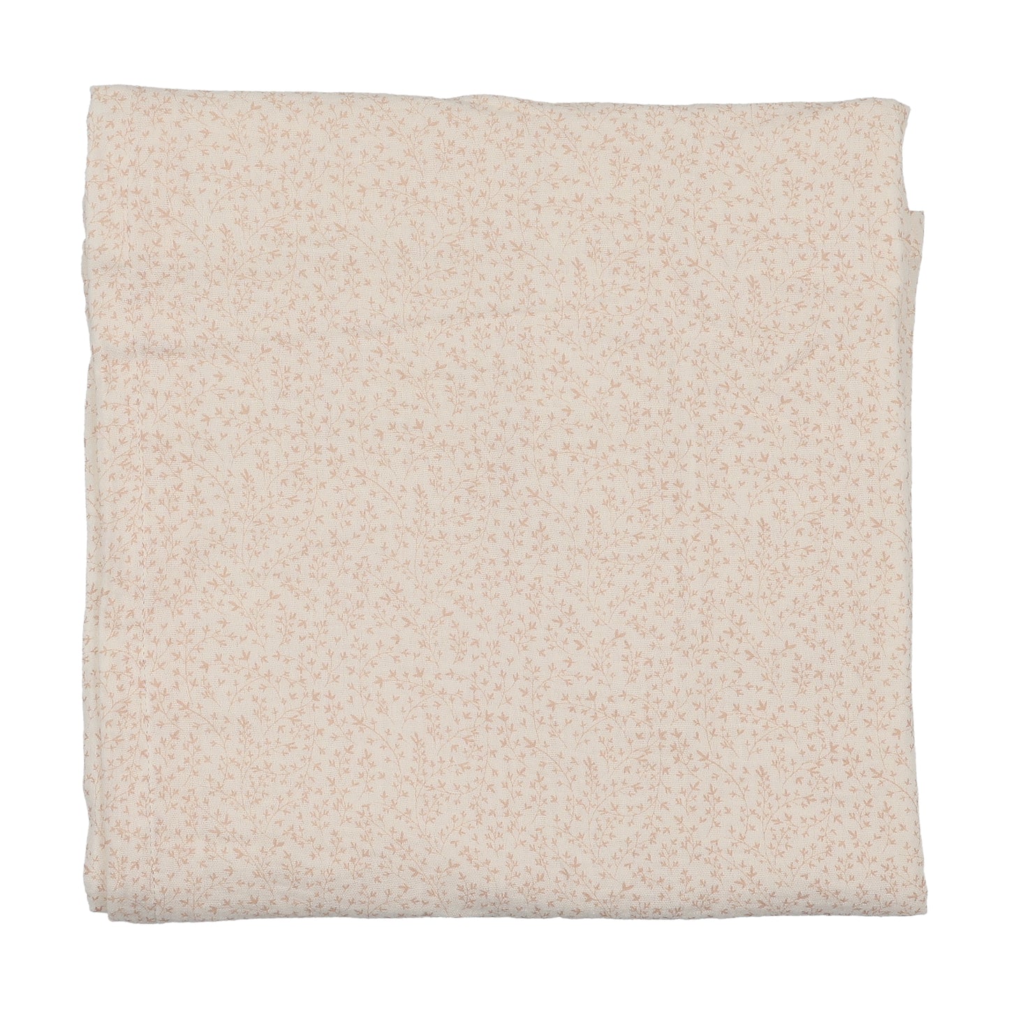 Lilette Leaf Trail Muslin Swaddle-Cream Pink