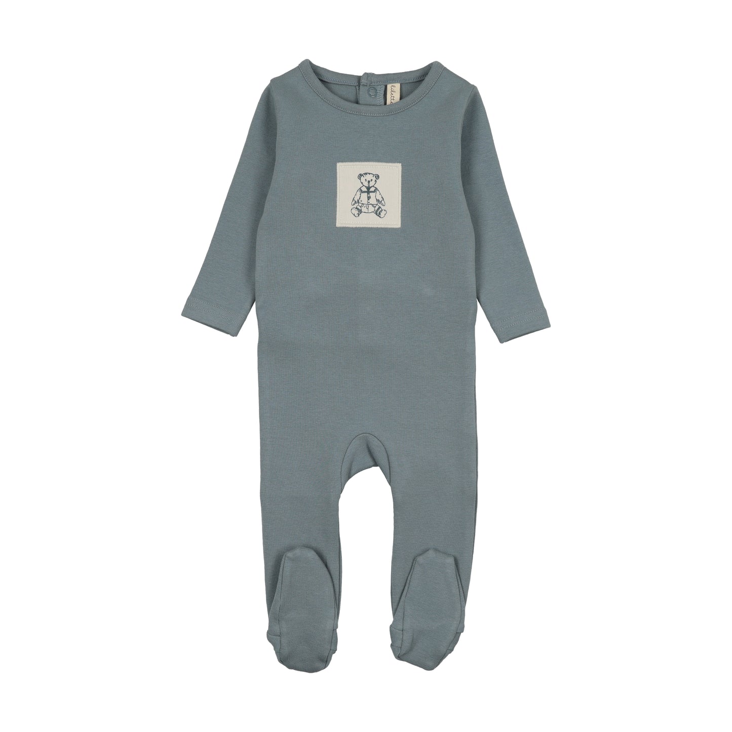 Lilette Graphic Tag Footie - Ocean