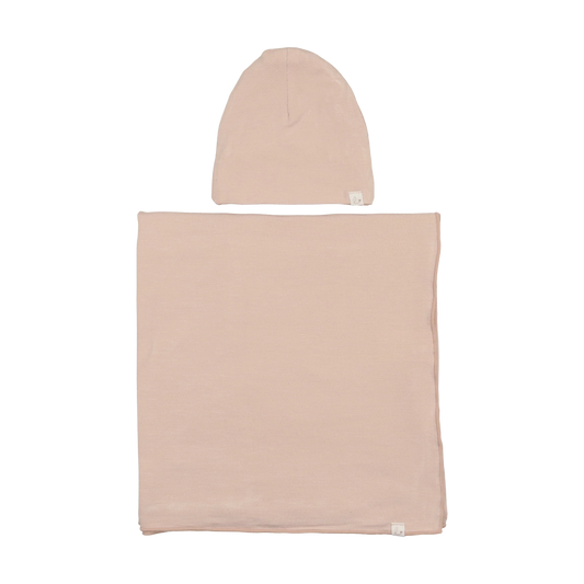 Lilette Bamboo Swaddle Set- Dusty Pink