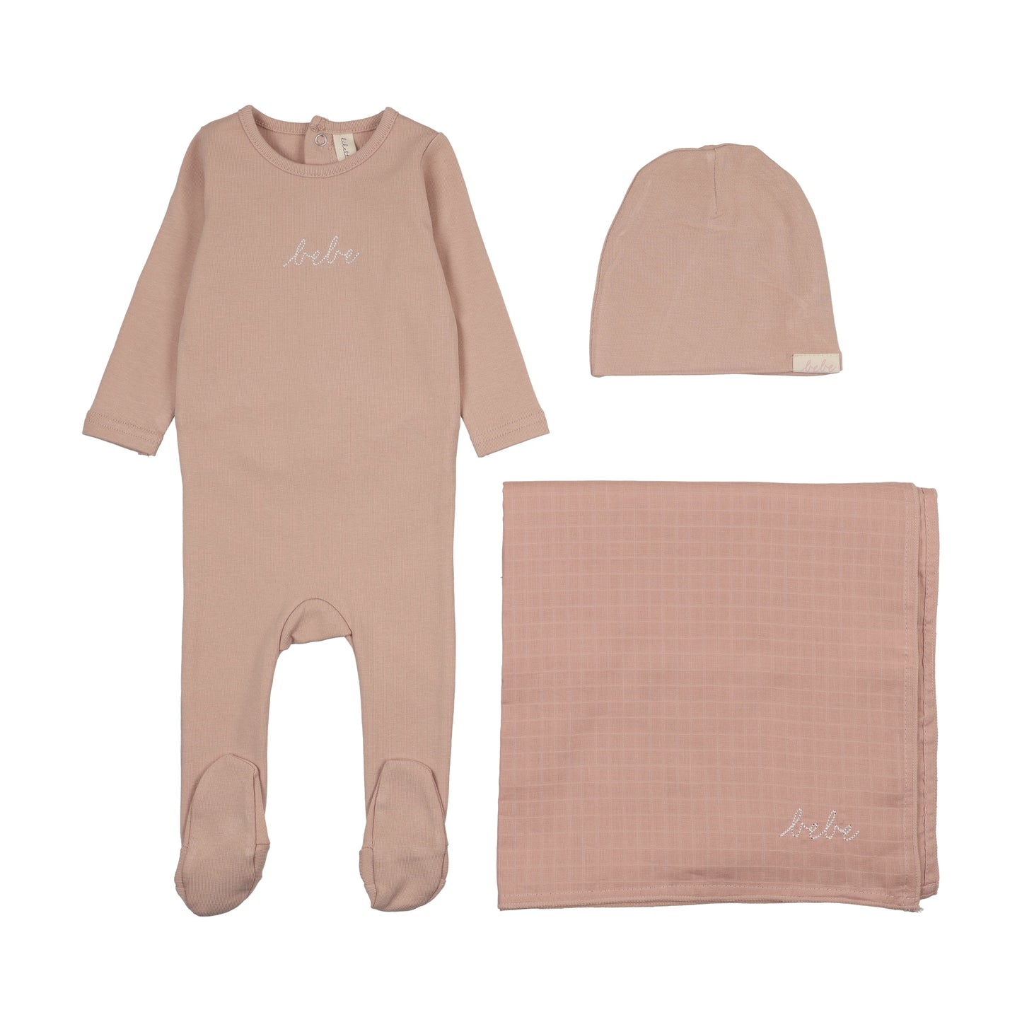 Lilette Take Me Home Bebe layette Set- Dusty Pink
