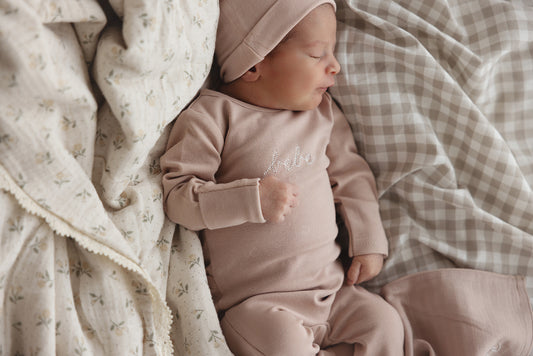 Lilette Take Me Home Bebe layette Set- Dusty Pink