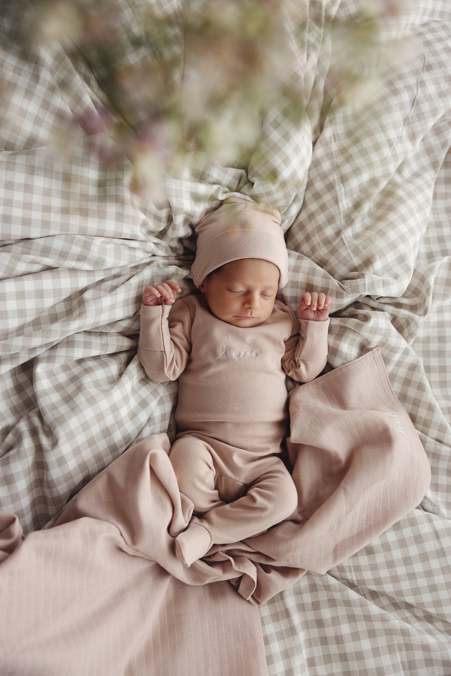 Lilette Take Me Home Bebe layette Set- Dusty Pink