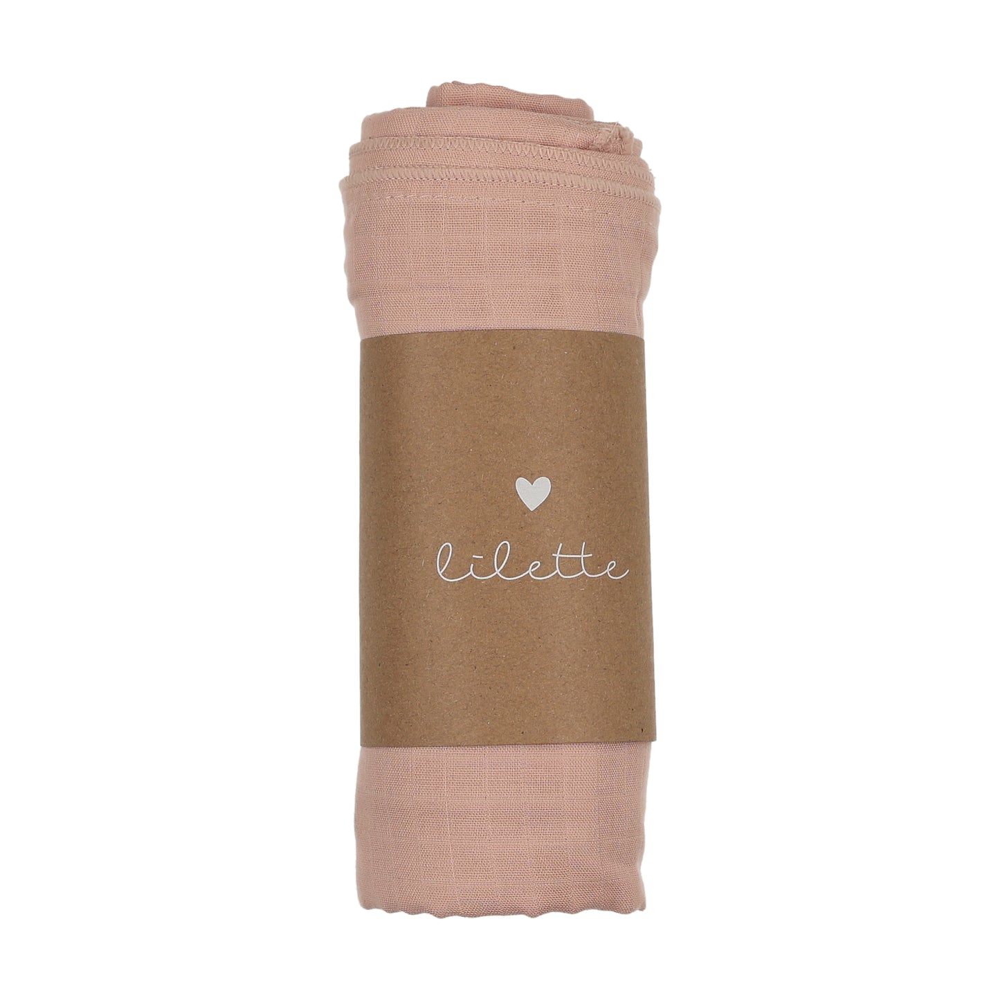 Lilette Take Me Home Bebe Muslin Swaddle-Dusty Pink