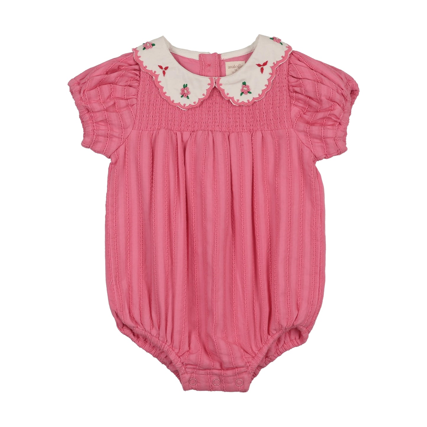 Lil Legs Downtown Romper- Fresh Pink