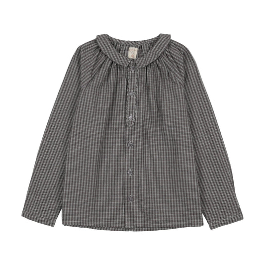 Lil Legs Plaid Edition Toddler Boys Shirt- Gray